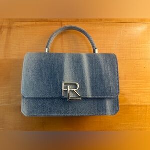 Ralph Lauren 888 denim top handle handbag